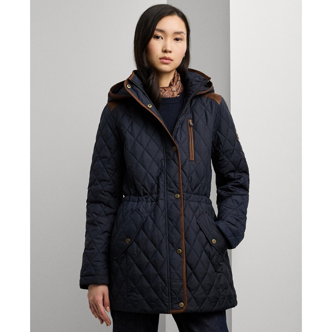Women's 'Hooded Quilted' Coat