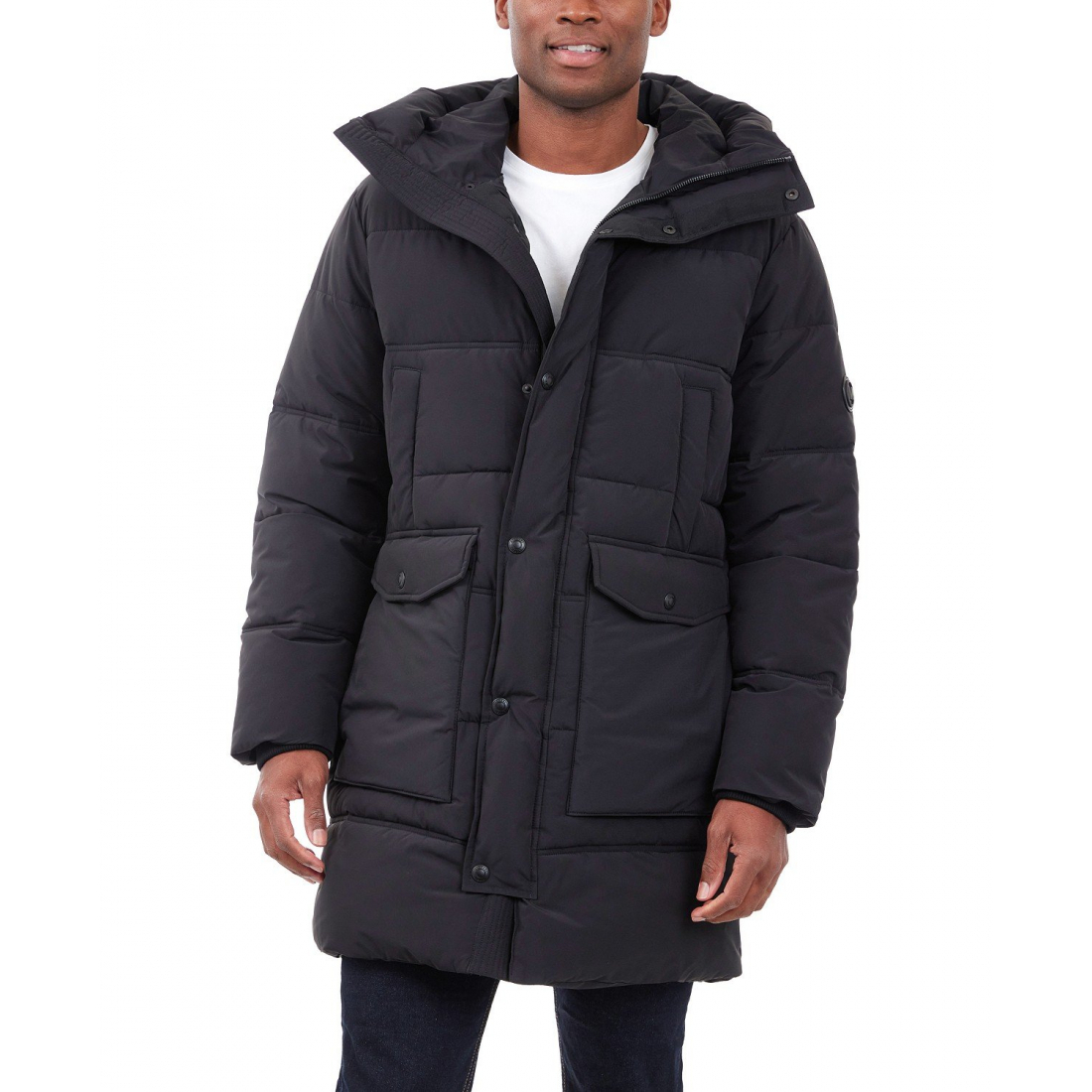 Manteau matelassé 'Heavyweight Hooded Long' pour Hommes