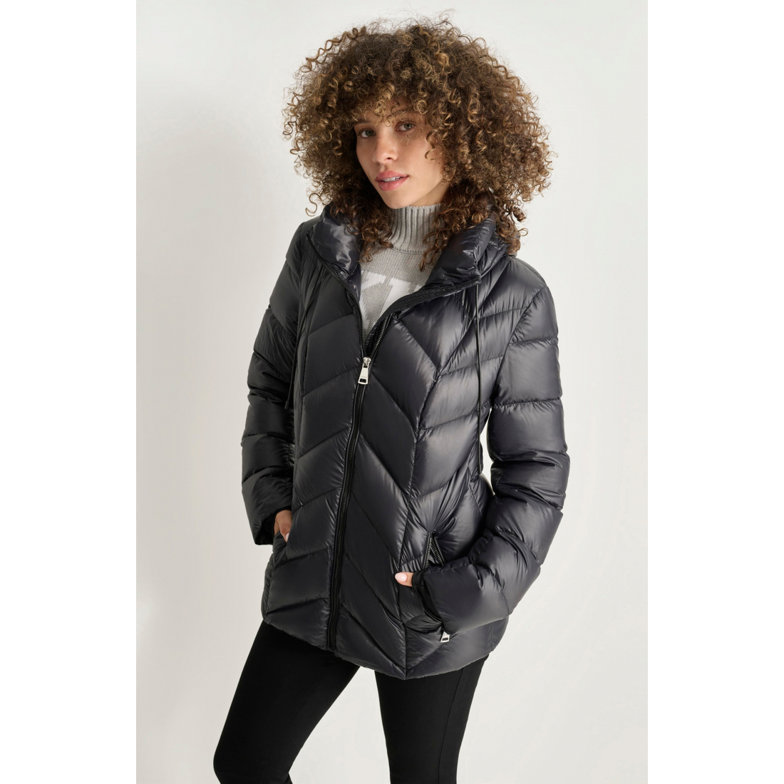 Doudoune en plumes 'Hooded Packable' pour Femmes