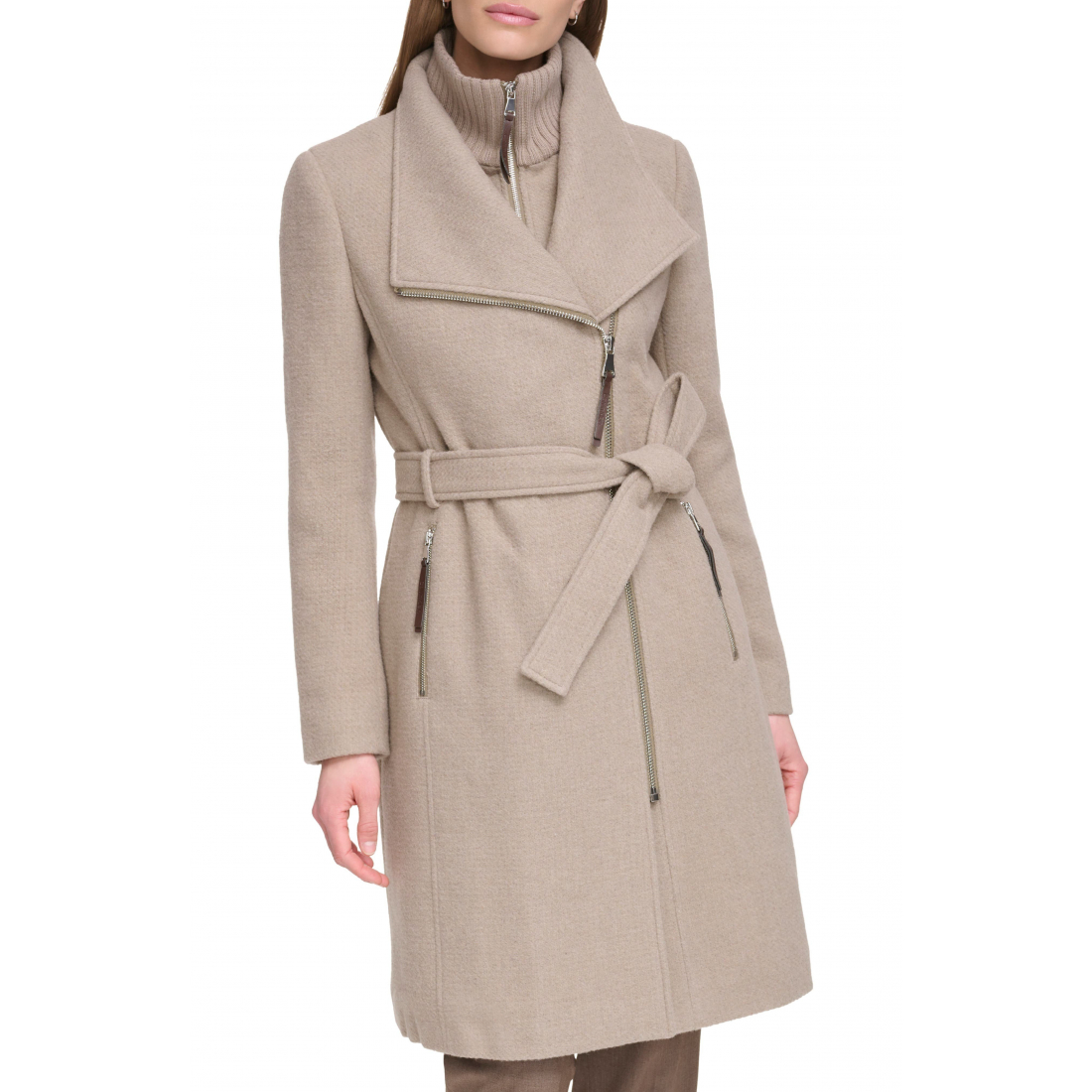 Women's 'Angled Zip' Coat