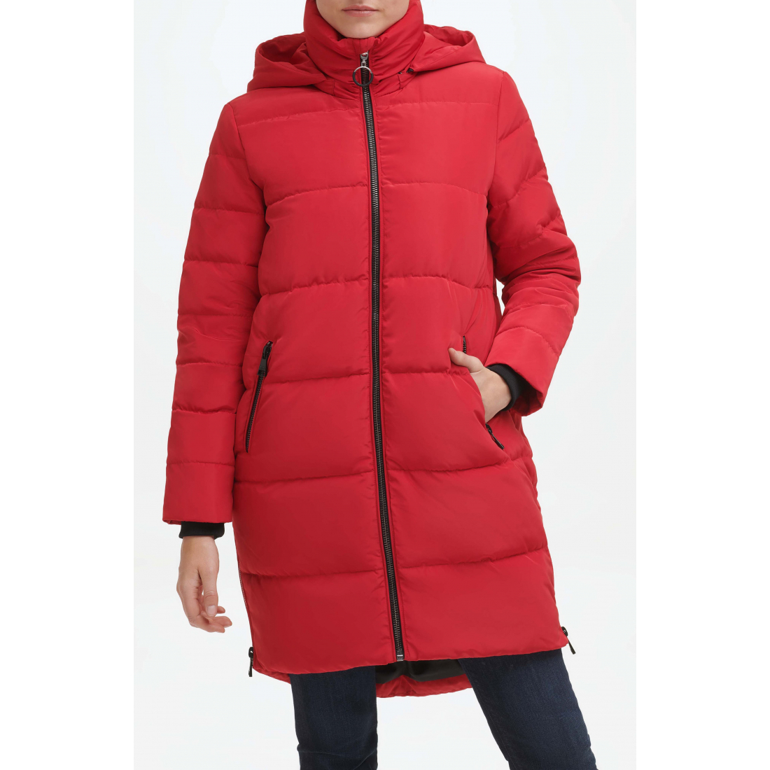 'Water Resistant Down Blend Puffer Jacket' pour Femmes