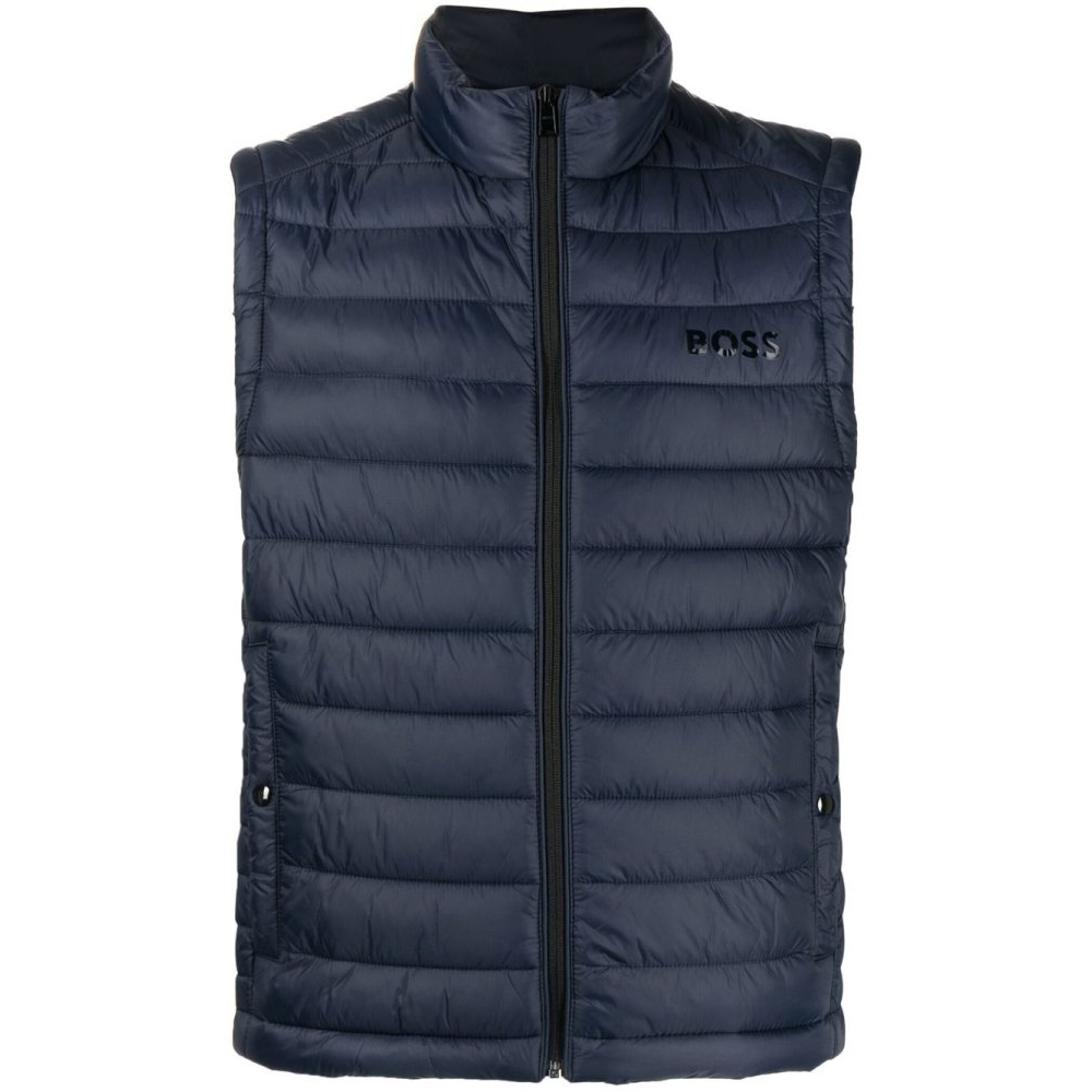 Gilet 'Logo-Print Quilted' pour Hommes