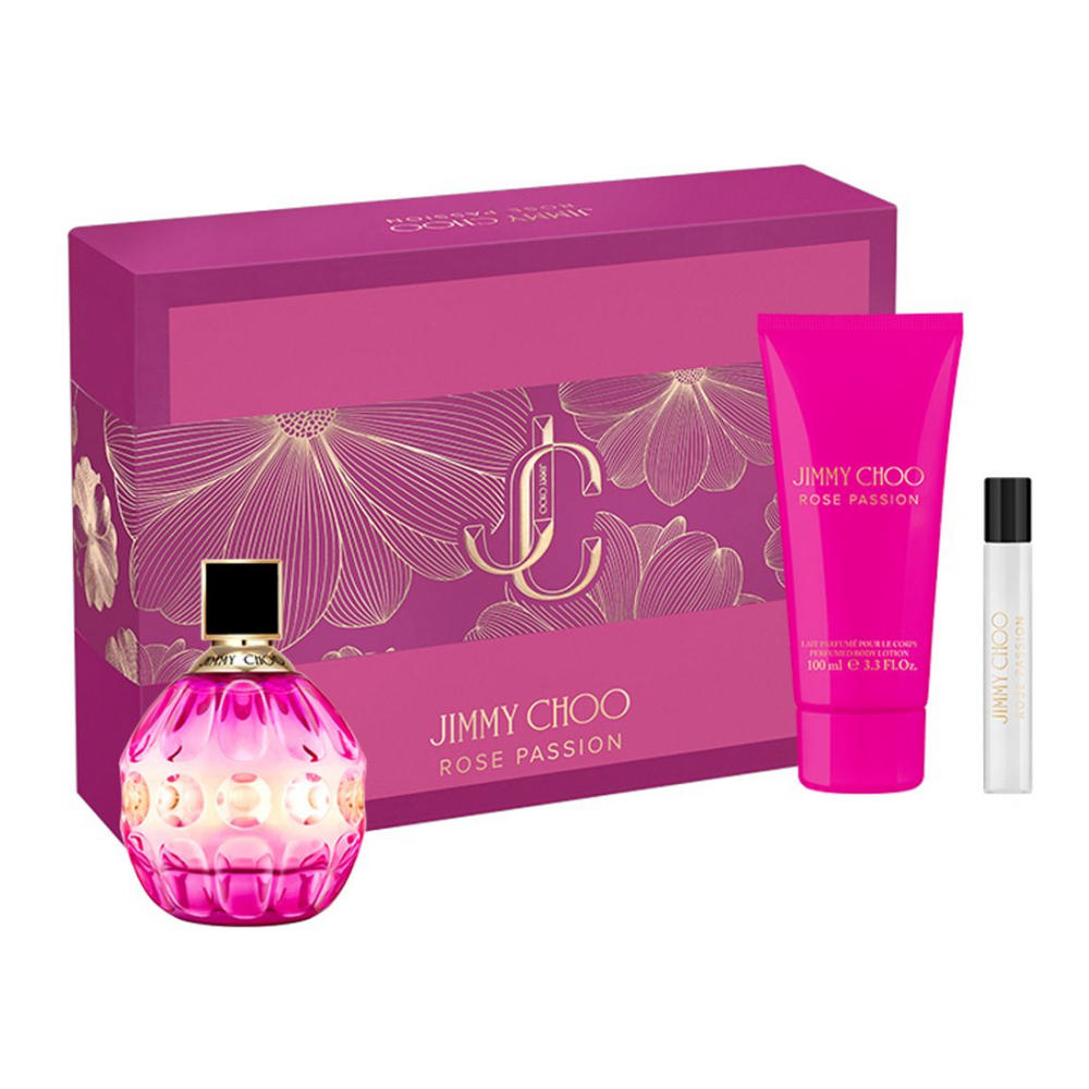Coffret de parfum 'Rose Passion' - 3 Pièces
