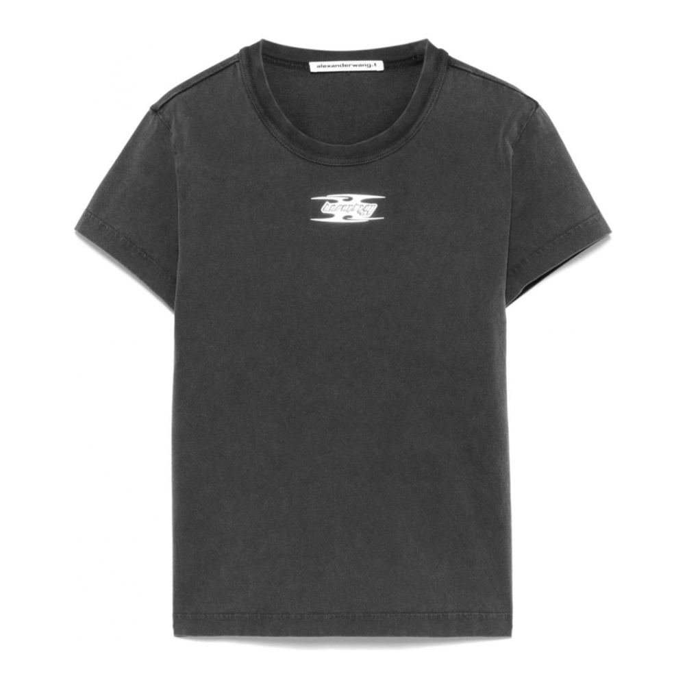 T-shirt 'Puff Logo Shrunken' pour Femmes
