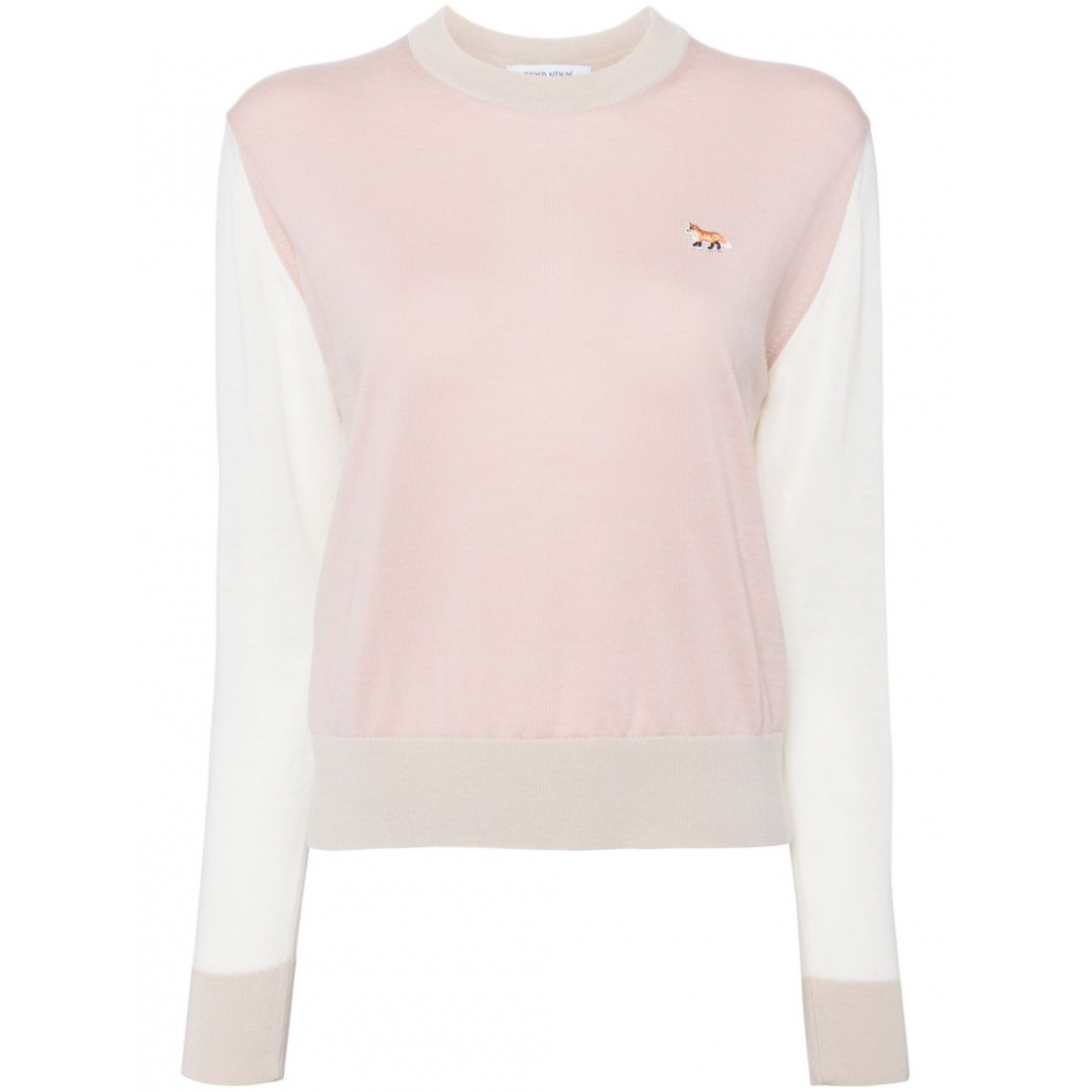 Pull 'Baby Fox Patch Colour Block' pour Femmes
