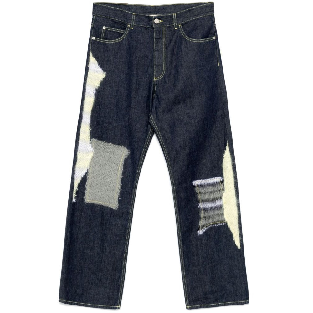 Jeans 'Knitted-Patchwork' pour Hommes