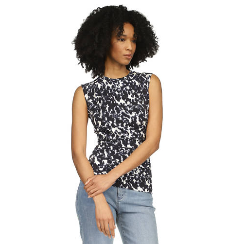 'Asymmetric Ruched Tank Top' pour Femmes