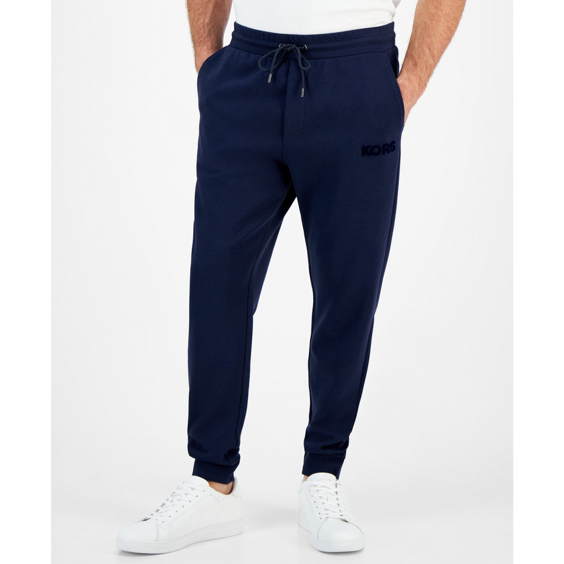 Jogging 'Textured-Logo' pour Hommes