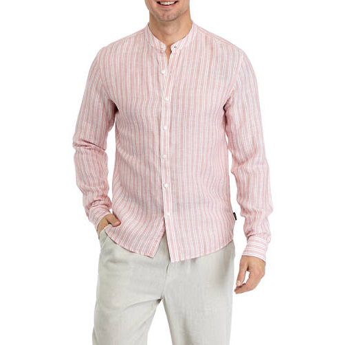Chemise 'Band Stripe Button Down' pour Hommes