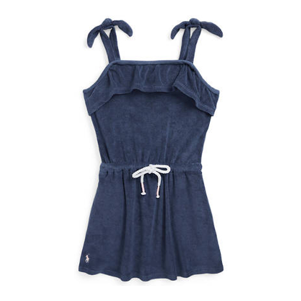 Toddler & Little Girl's 'Ruffled Terry Swim Cover Up'