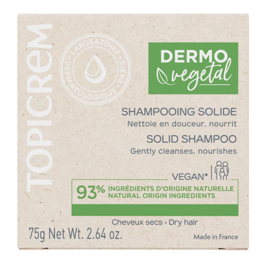 'Dermovegetal' Solid Shampoo - 75 g