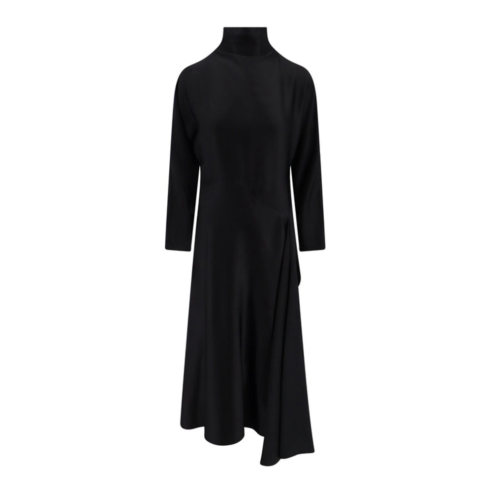 Women's 'High Neck' Long-Sleeved Dress