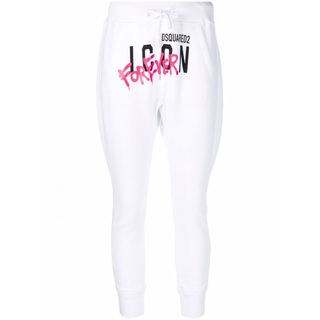 Women's 'Logo-Print' High-waisted Trousers