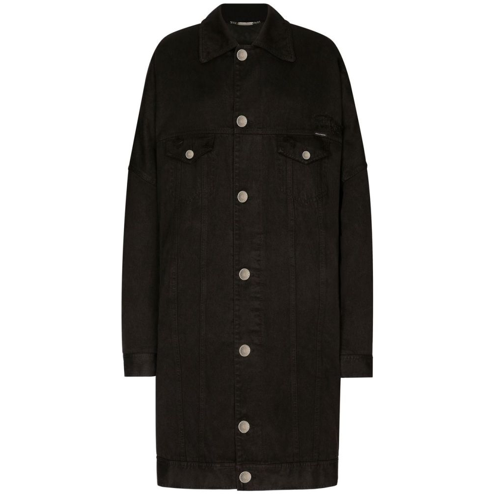 Veste en jeans 'Longline' pour Femmes