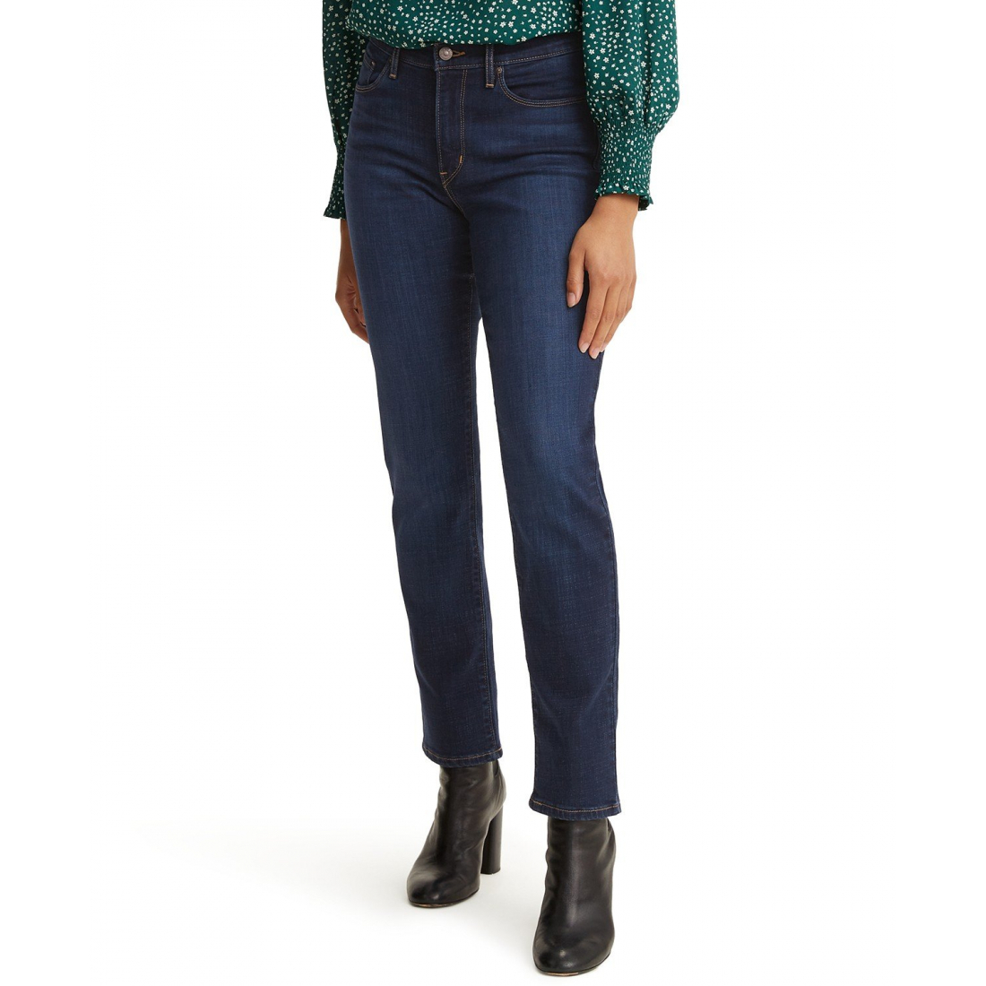 Jeans 'Classic Mid Rise Straight-Leg' pour Femmes