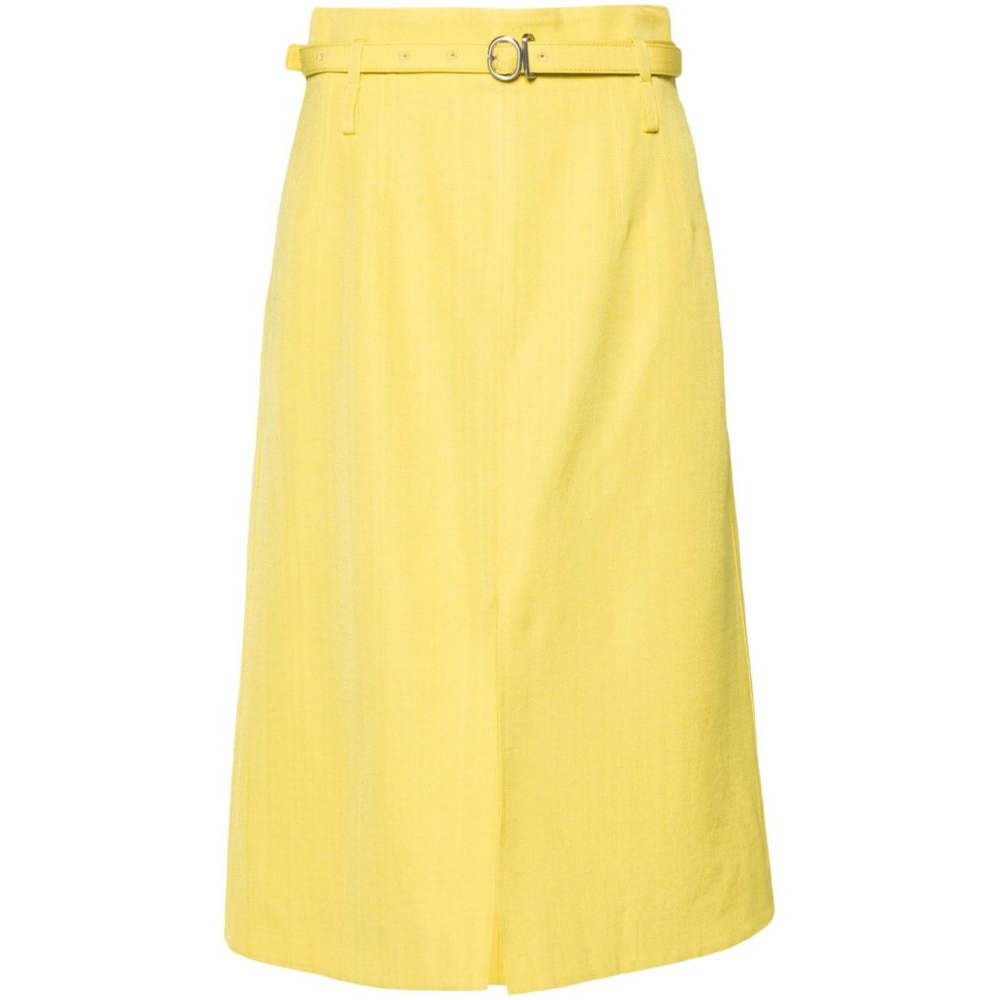 Jupe Midi 'Belted' pour Femmes