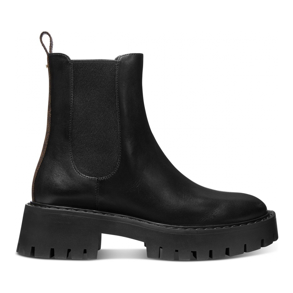 Women's 'Asher Leather Lug' Chelsea Boots