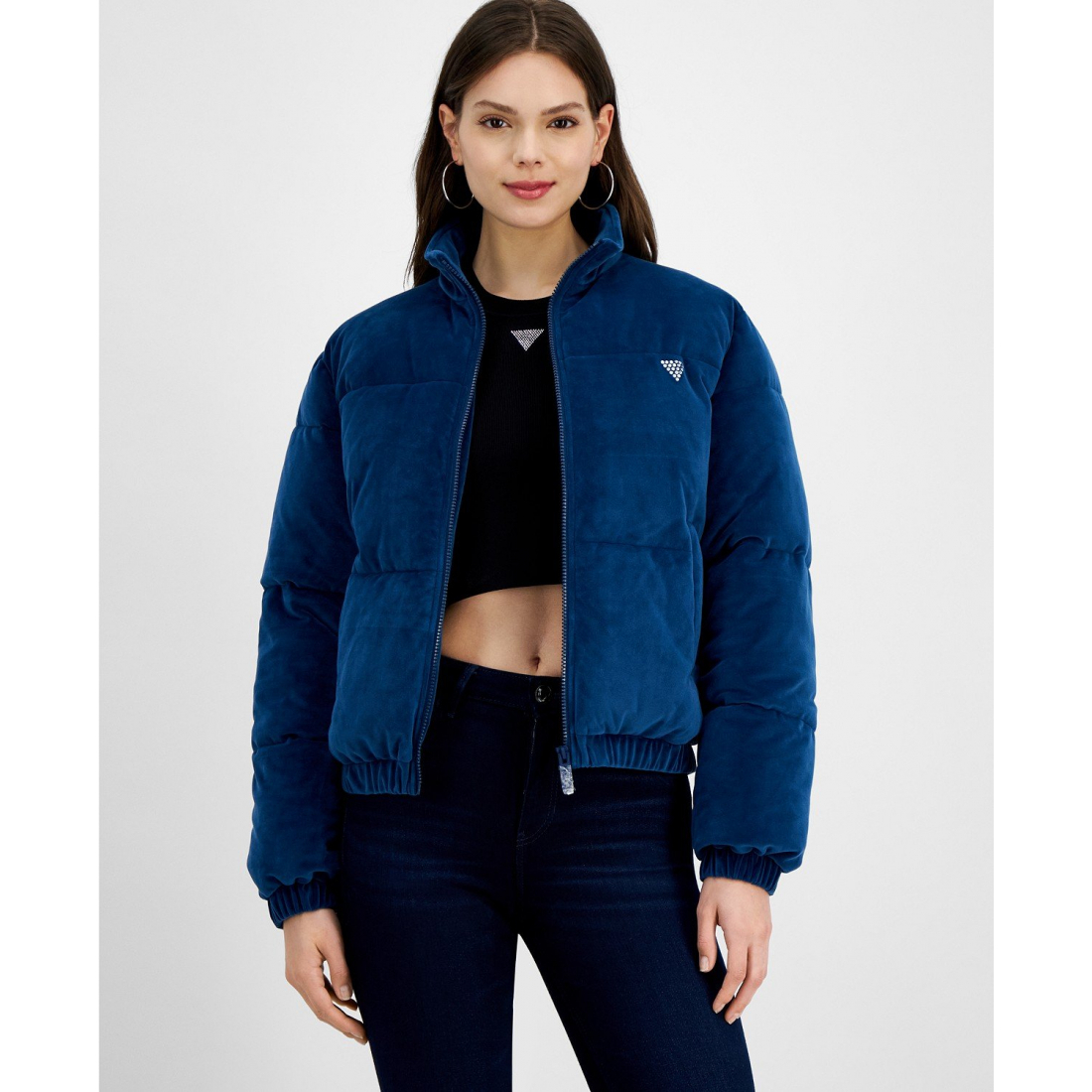 Women's 'Couture Zip-Front' Puffer Jacket