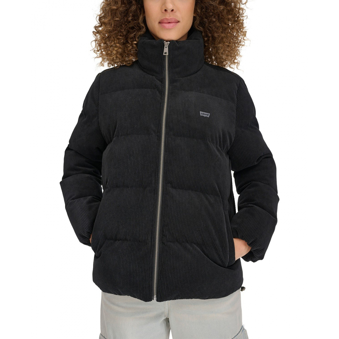 'Corduroy Bubble' Pufferjacke für Damen