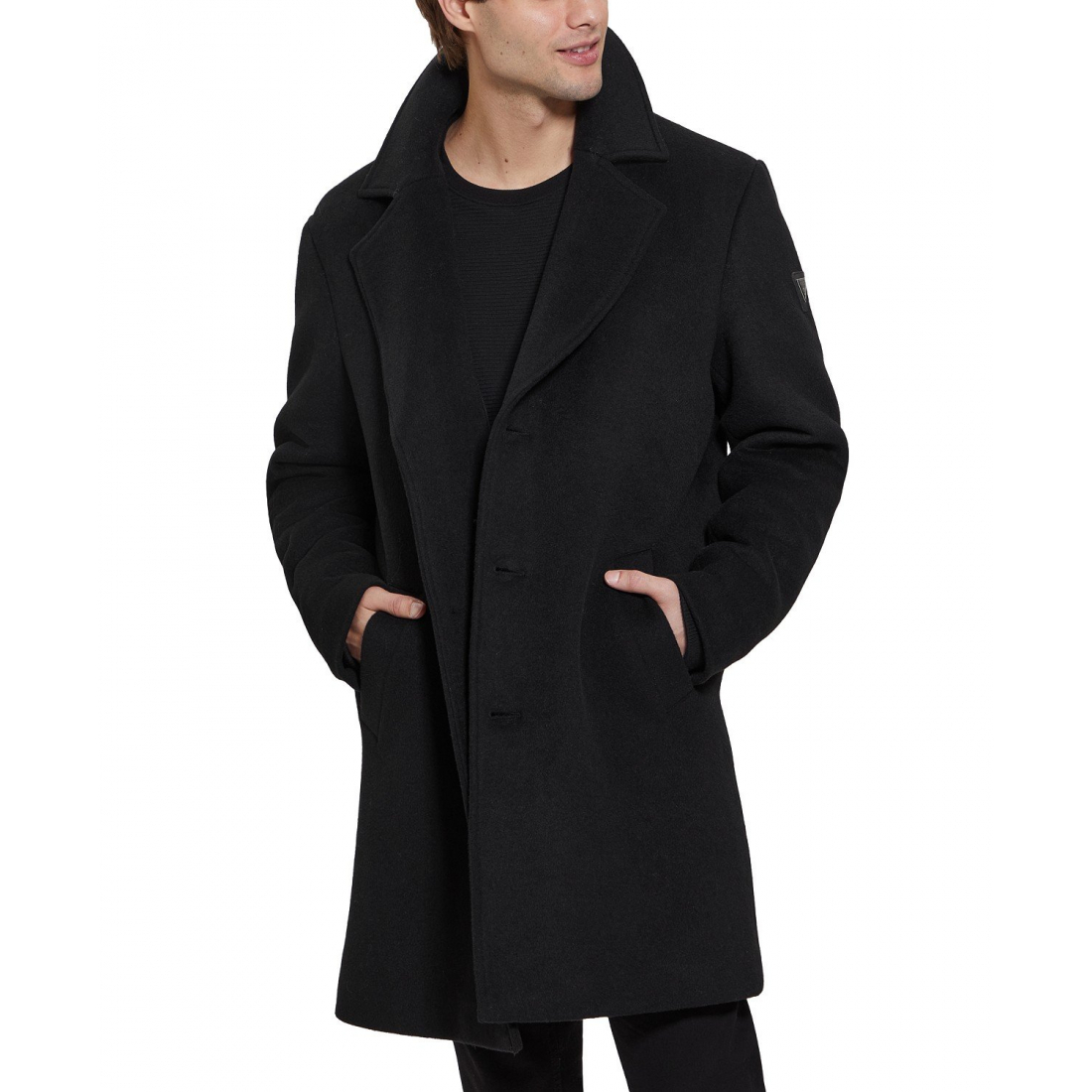 Men's 'Wool Blend With Removable Quilted Bib' Coat