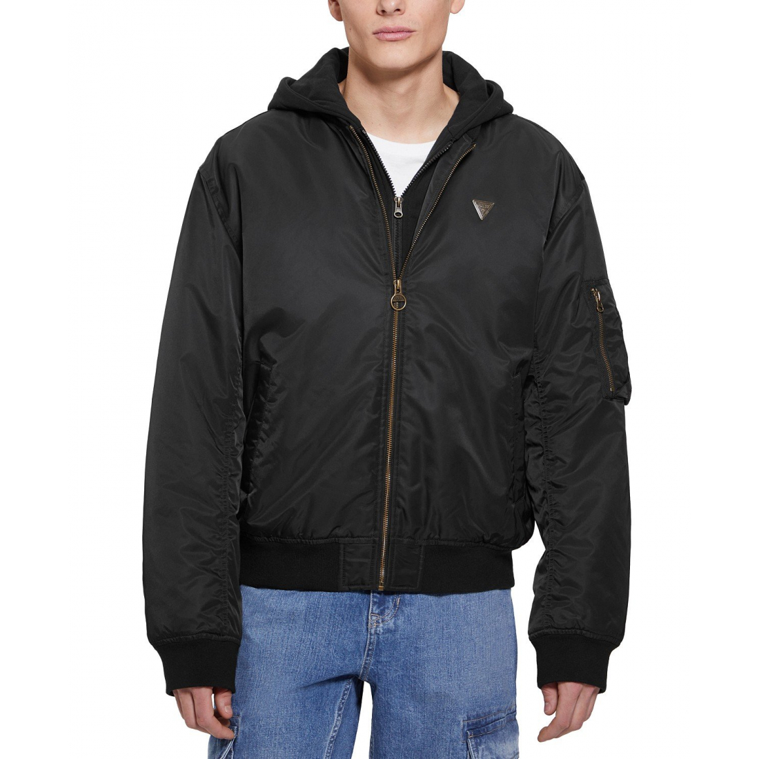 Blouson bomber 'John With Removable Hooded Inset' pour Hommes