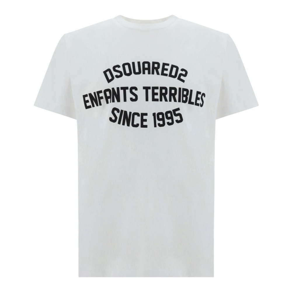 'Logo-Print' T-Shirt für Herren