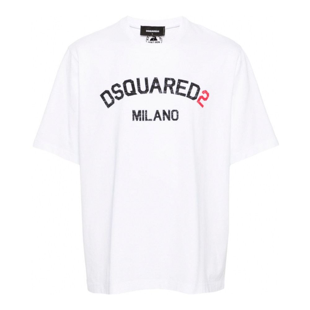 'Logo-Print' T-Shirt für Herren