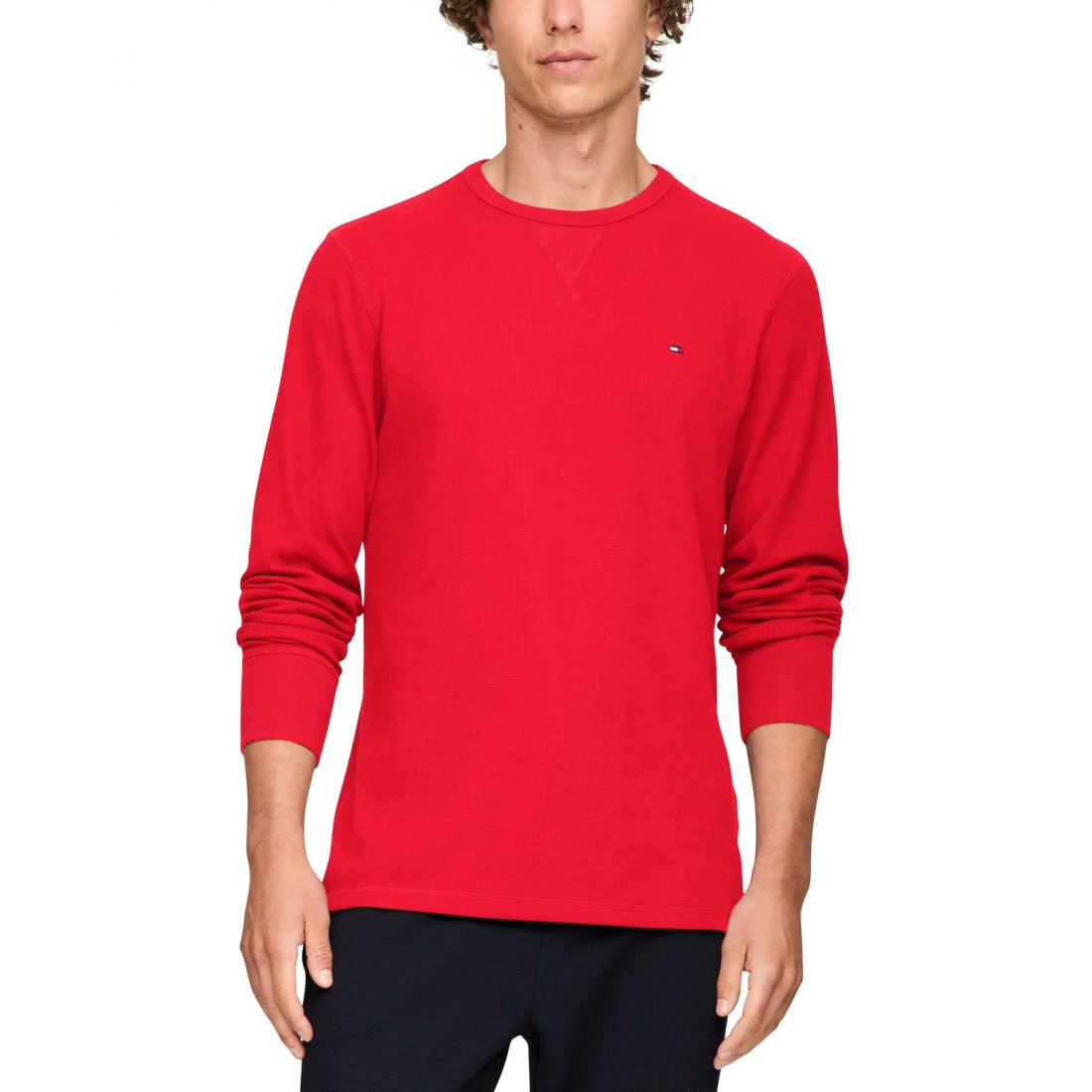 Men's 'Waffle-Knit Long-Sleeve Crewneck Thermal Top'