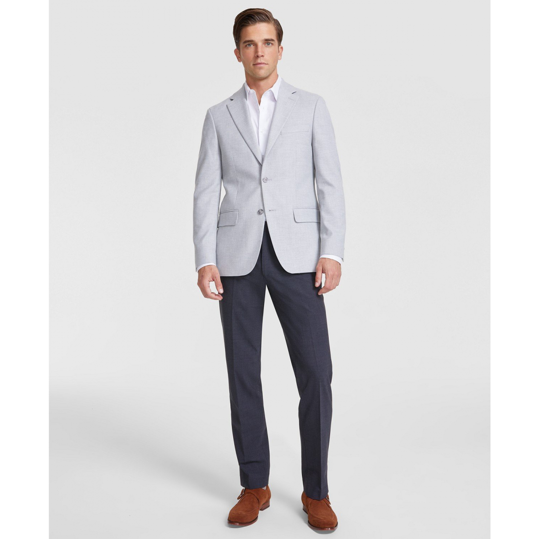 'Modern-Fit Solid Sport Coat' Klassischer Blazer für Herren