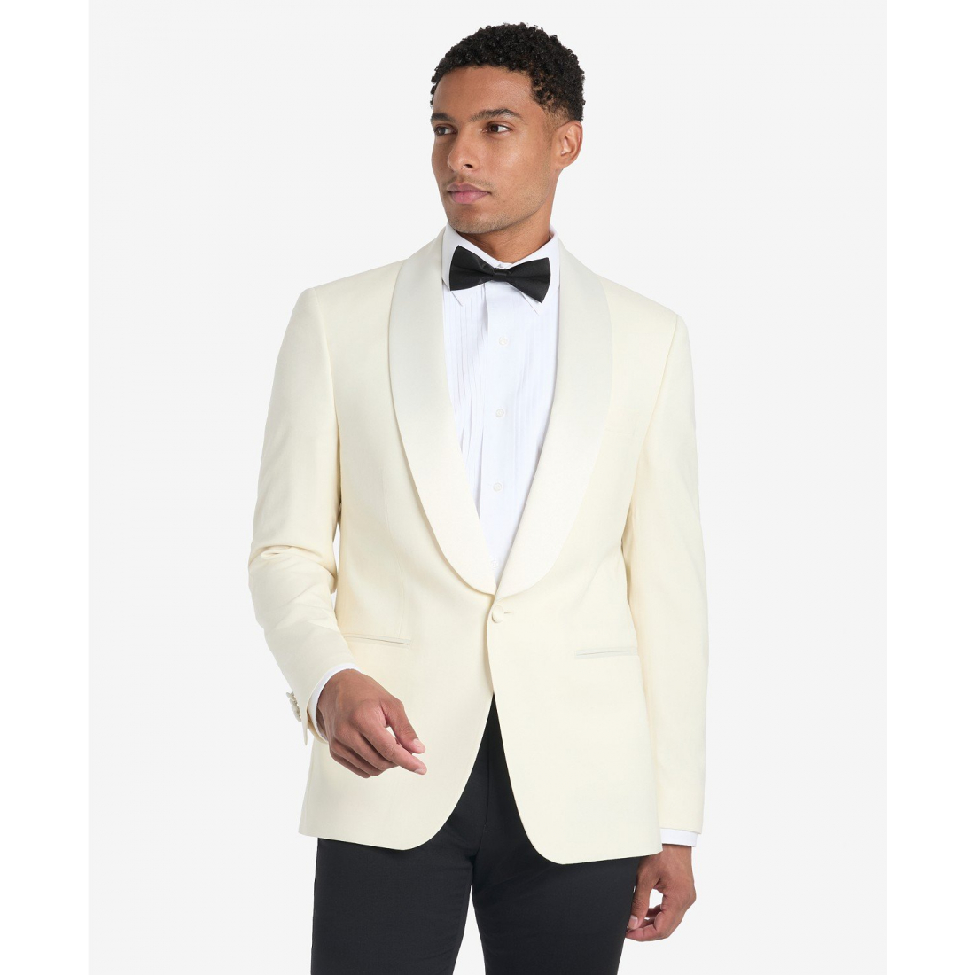 'Solid White Sport Coat' Klassischer Blazer für Herren