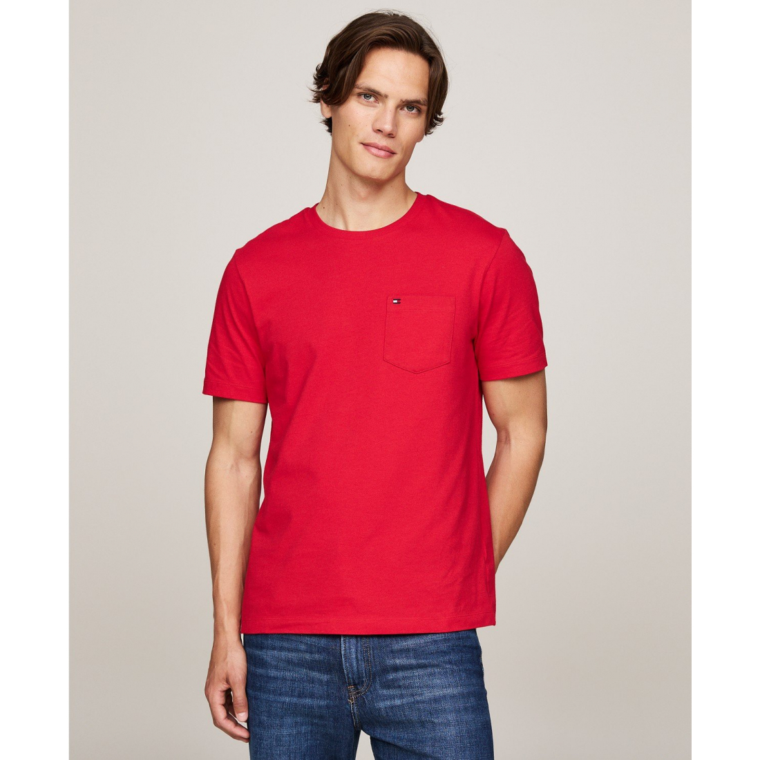 T-shirt 'Essential Solid Pocket' pour Hommes