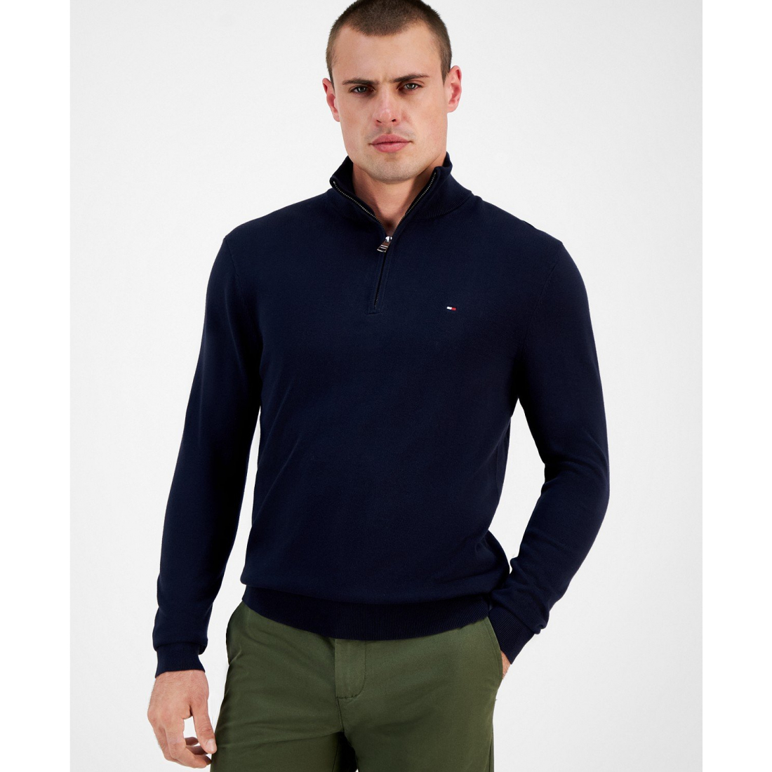 Pull 'Quarter-Zip Pullover Knit' pour Hommes
