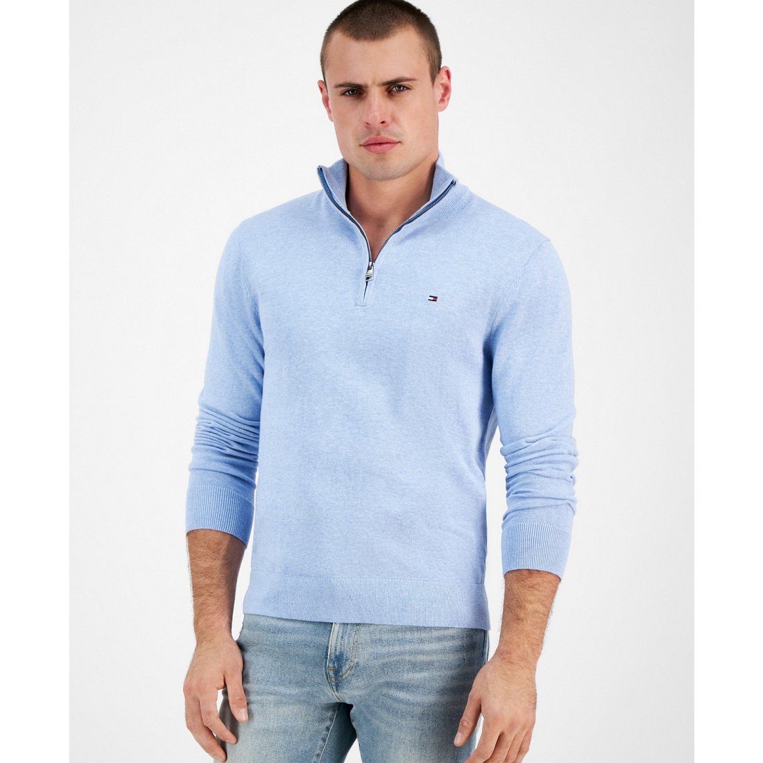 Pull 'Quarter-Zip Pullover Knit' pour Hommes