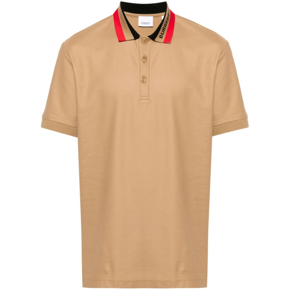 'Contrasting-Collar' Polohemd für Herren