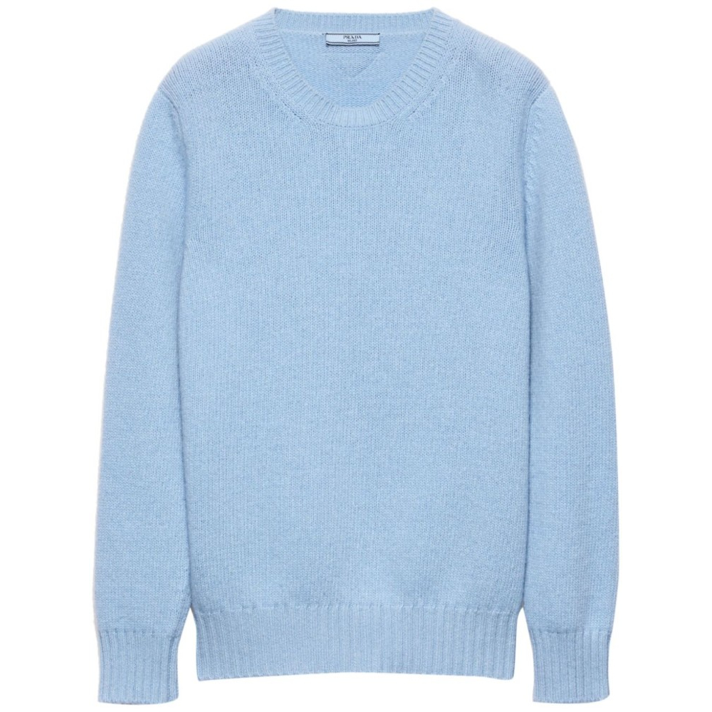 'Crew-Neck' Kaschmirpullover für Damen