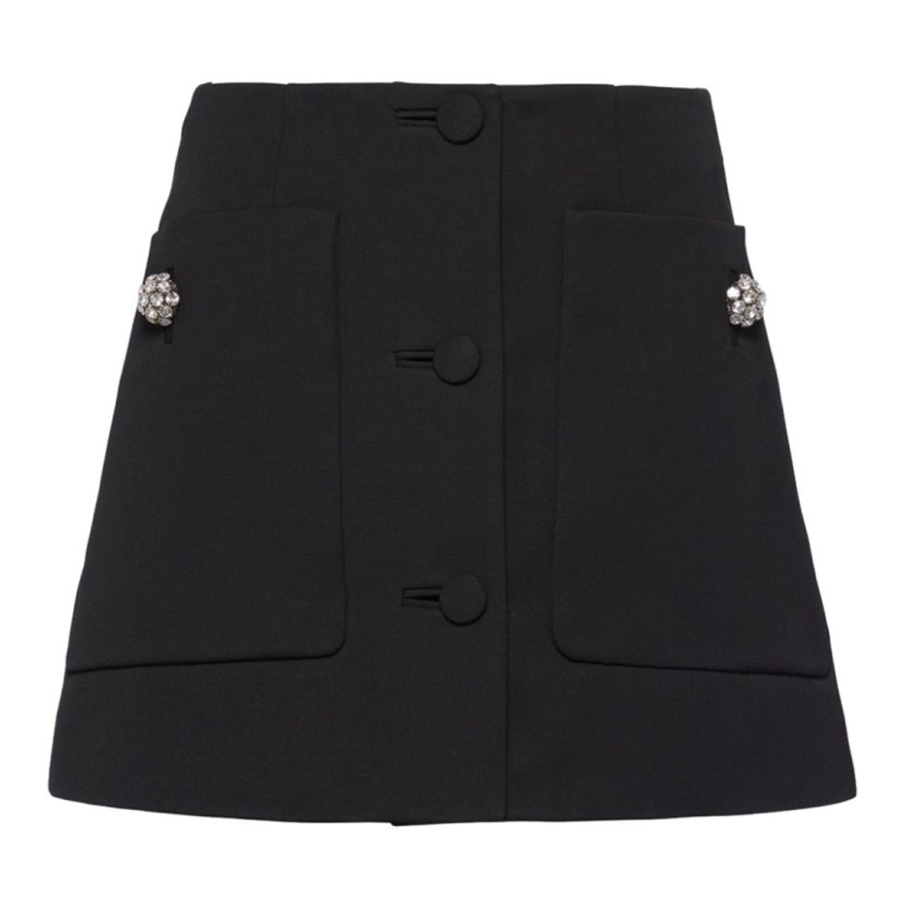 Women's 'Crystal-Embellished' Mini Skirt
