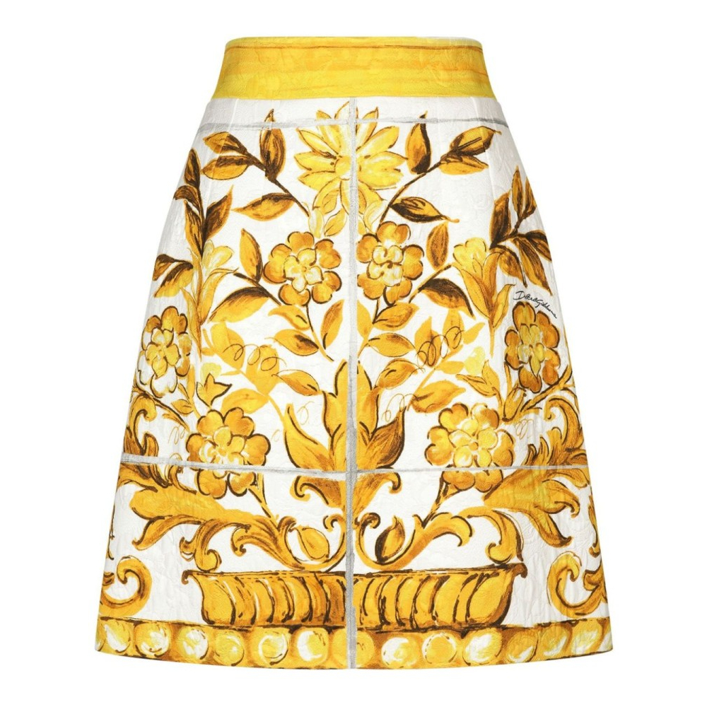 Women's 'Majolica-Print' Pencil skirt