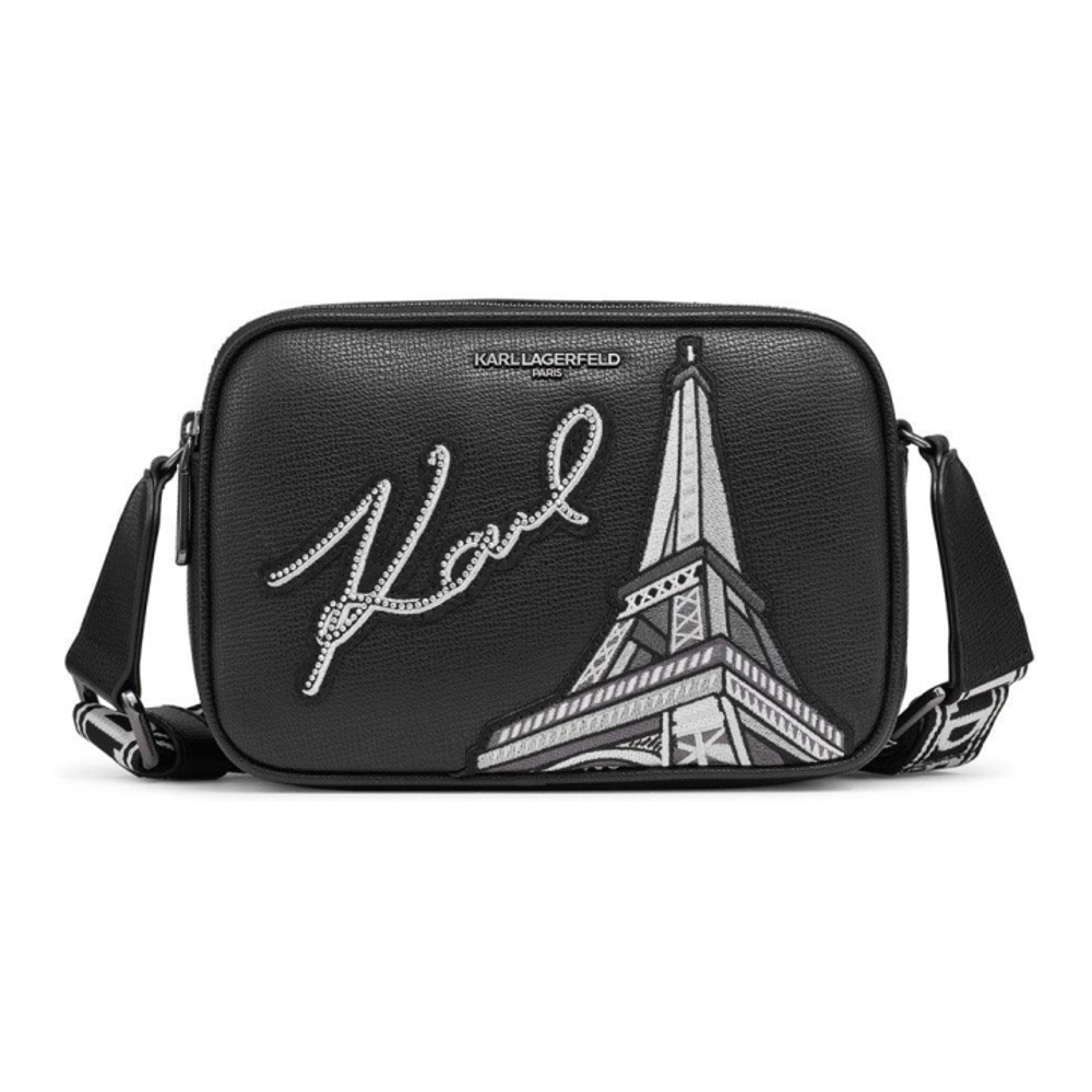 Women's 'Maybelle Eiffel Tower Camera' Crossbody Bag
