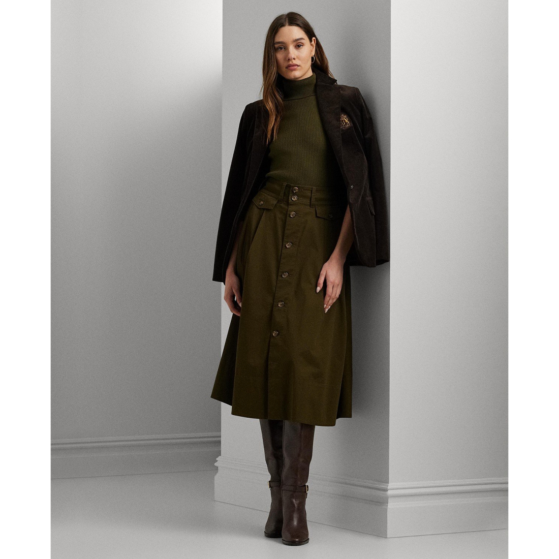 Women's 'Ribbed' Turtleneck Sweater