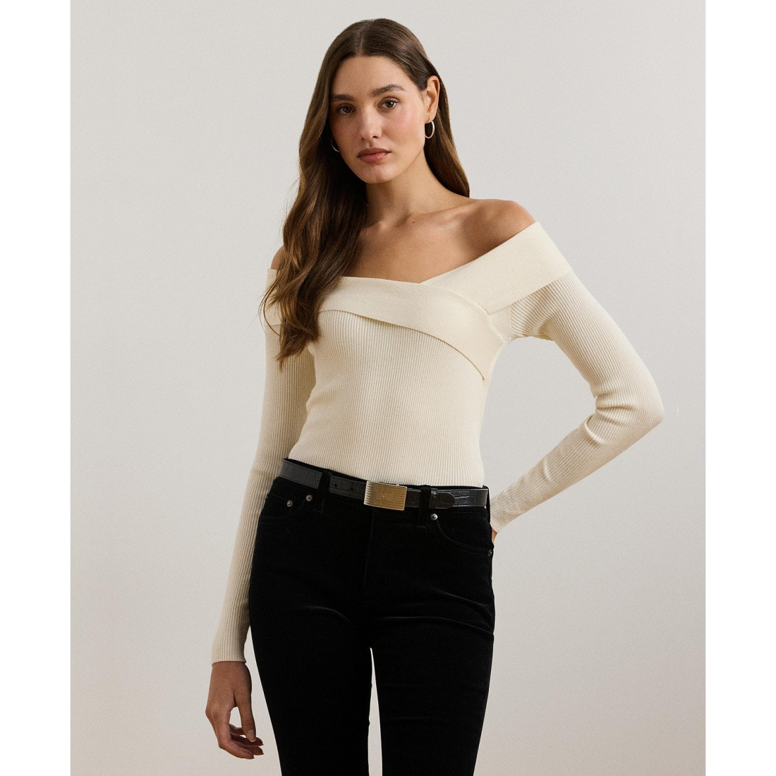 Women's 'Rib-Knit Off-the-Shoulder' Sweater