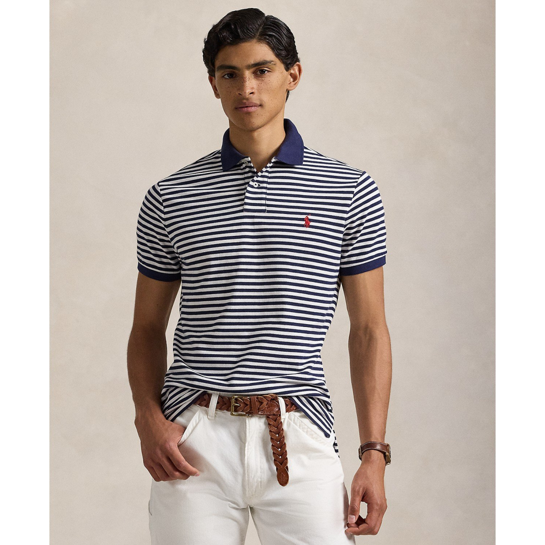 Polo 'Classic-Fit Striped' pour Hommes