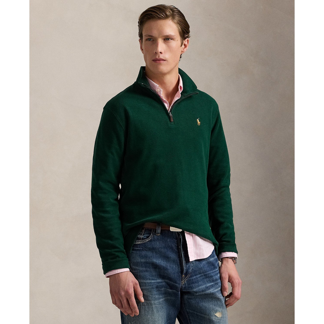 Pull 'Estate-Rib Quarter-Zip' pour Hommes