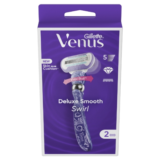 Rasoir + Recharge 'Venus Swirl Smooth' - 3 Pièces