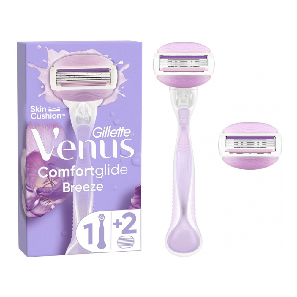 Rasoir + Recharge 'Venus Comfortglide Breeze' - 3 Pièces