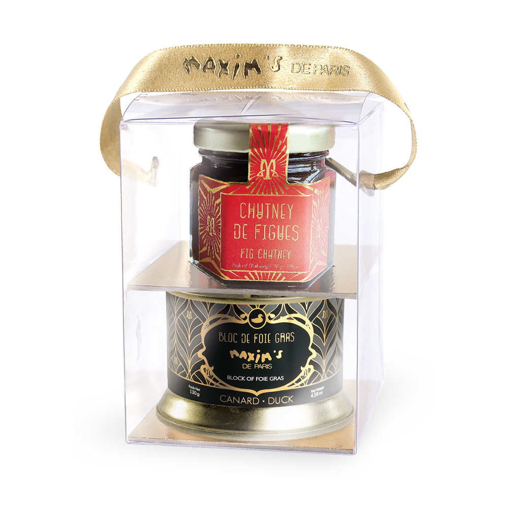 Coffret Bloc De Foie Gras De Canard Et Chutney De Figues