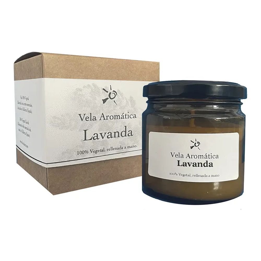 Bougie parfumée '100% Vegetal' - Lavender