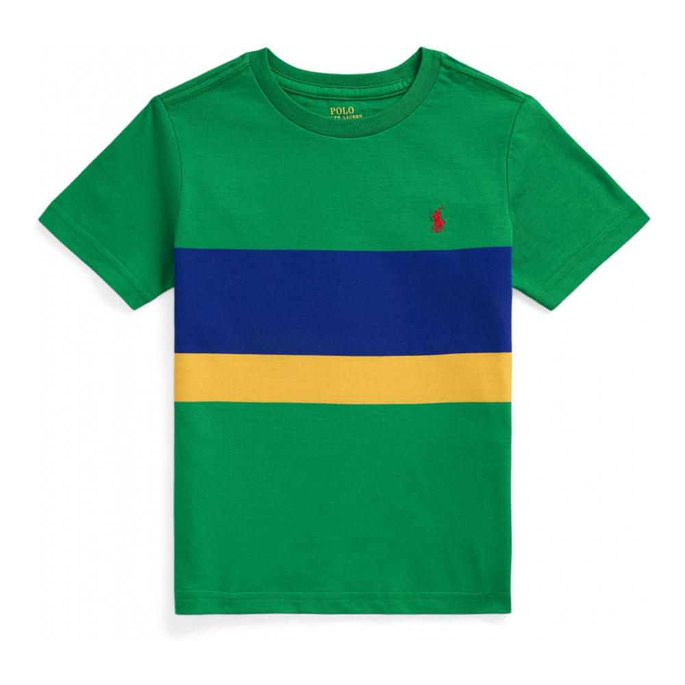 'Striped Cotton Jersey T-Shirt' pour Enfant et petit garçon