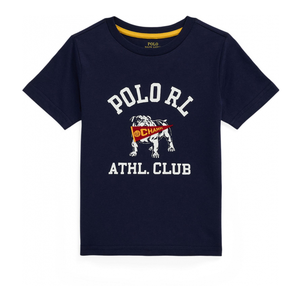 'Logo Cotton Jersey T-Shirt' pour Enfant et petit garçon