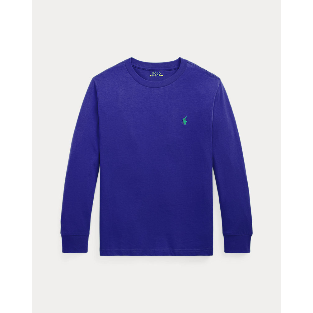 'Cotton Jersey Long-Sleeve Tee' pour Garçons