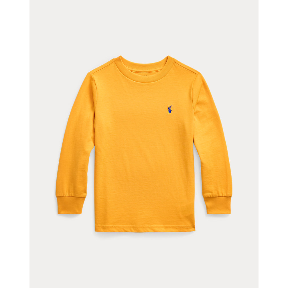 'Cotton Jersey Long-Sleeve Tee' pour Petits garçons